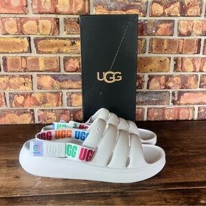 UGG Men's Sport Yeah Special Olympics USA White Sandal Size 12 #B1306A